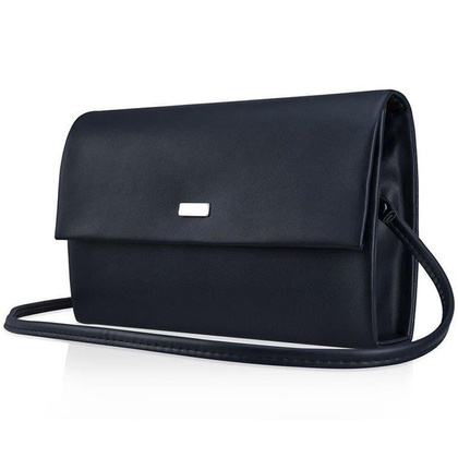 Torebka wizytowa damska KEMER SOLIER F13 Granatowa Matowa - min. zamówienie 20 / 50 / 100 szt.