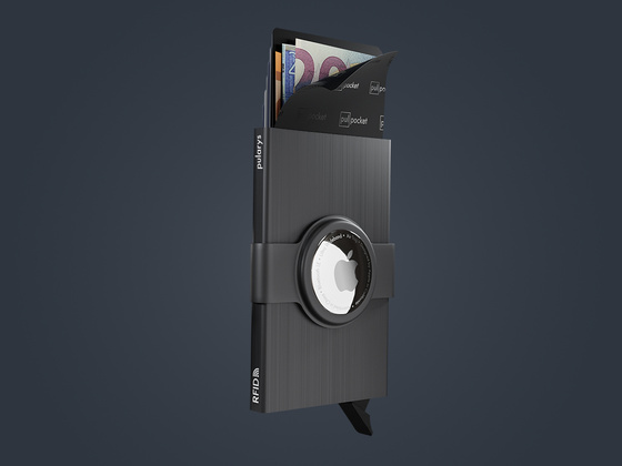 Etui na karty kredytowe RFID ZEN z uchwytem na AirTag 2157