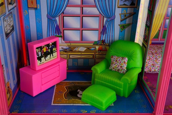 Domek dla lalek My Lovely Villa Multikolor