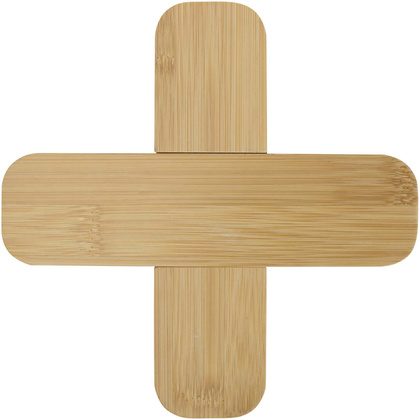 Pudełko śniadaniowe ze szkła Roby z bambusową pokrywką