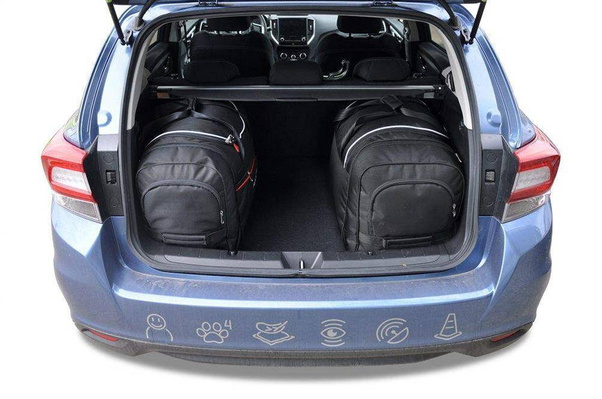 SUBARU IMPREZA 2017+ TORBY DO BAGAŻNIKA 4 SZT KJUST