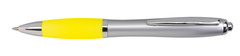 Długopis SWAY, srebrny, żółty