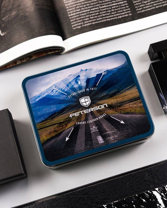 Duży portfel męski z zapięciem na zatrzask