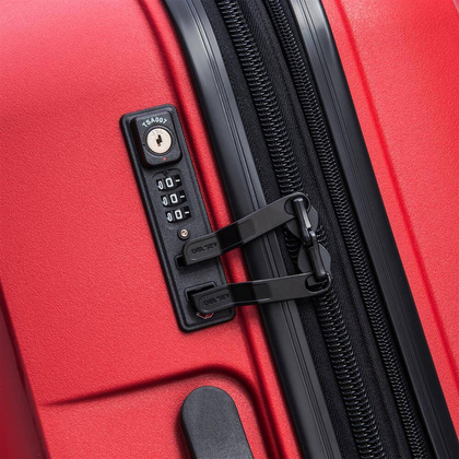 Mała kabinowa walizka DELSEY Belmont+ Slim Czerwona