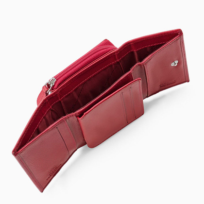 Portfel damski skórzany PUCCINI COMO CO1936 3 Czerwony