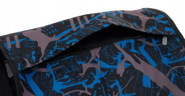 Mlodziezowa torba z poliestru z szerokim regulowanym paskiem