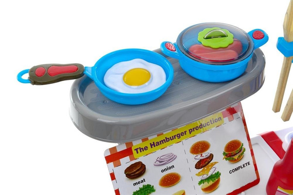 Kuchnia dla dzieci FUNFIT KIDS Czerwono Niebieska