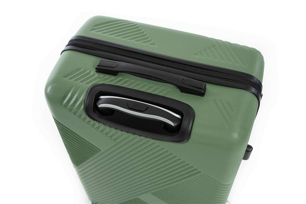 LYS Paris Cali Średnia twarda zielona walizka na kółkach 66 cm