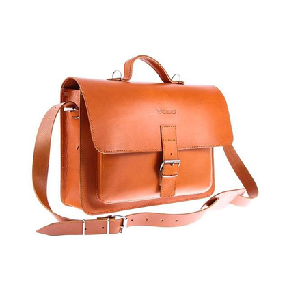 Modna teczka 3w1 skóra KEMER VOOC Vintage P25 koniak