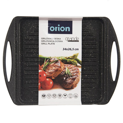 Płyta grillowa granitowa patelnia do grillowania smażenia prostokątna GRANDE 34x26,5 cm