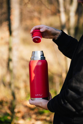 Termos turystyczny 1l FUORI czerwony 8531