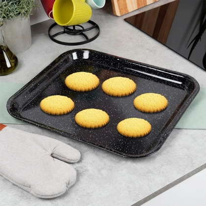 Emaliowana blacha do pieczenia brytfanna do smażenia