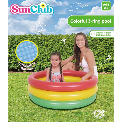 BASEN DZIECIĘCY 3- PIERŚCIENIOWY 86x25CM 51350