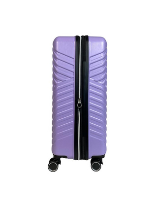 LYS Paris Hawana Duża twarda fioletowa walizka na kółkach 76 cm