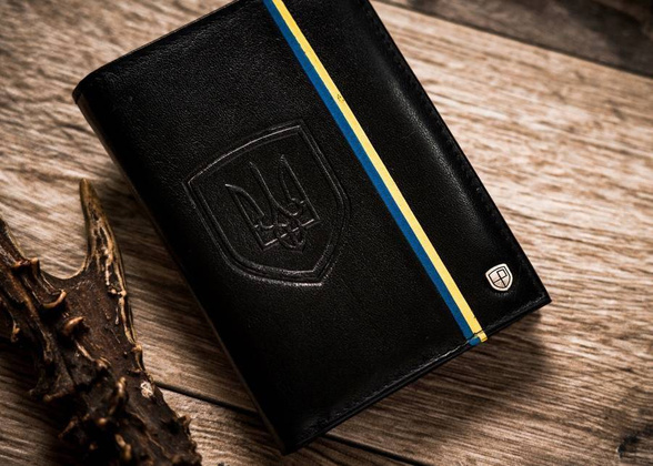 Skórzany, duży portfel męski bez zapięcia