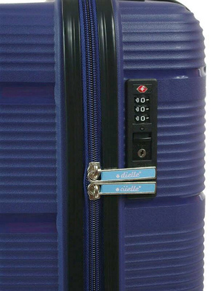 Mała kabinowa walizka DIELLE 170 Niebieska