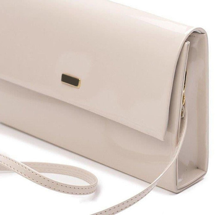 Torebka wizytowa damska KEMER SOLIER F13 Kremowa - min. zamówienie 20 / 50 / 100 szt.