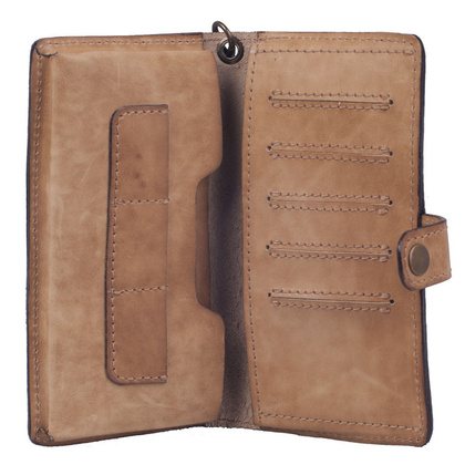 Portfel damski skórzany KEMER R6 Brązowy - min. zamówienie 20 / 50 / 100 szt.