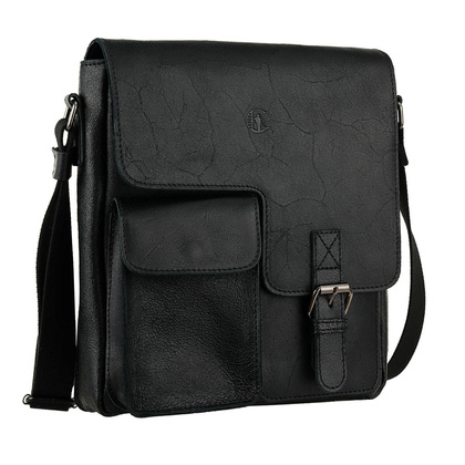 Męska torba skórzana vintage z kieszonką TM240