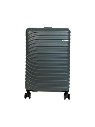 LYS Paris Hawana Duża twarda szara walizka na kółkach 76 cm