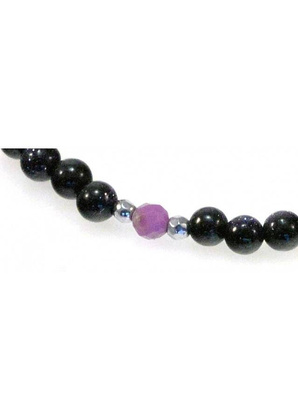 Bransoletka Noc Kairu Turmalin 925