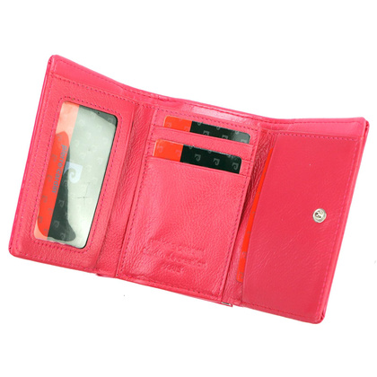 Portfel damski skórzany PIERRE CARDIN 07 SHINY 117 Zielony