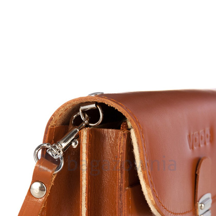 BIG SASZETKA SKÓRZANA DO PASKA KEMER VOOC Vintage P111 CZARNA