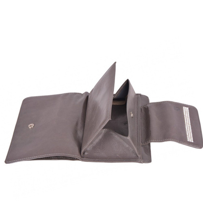 Portfel damski skórzany KEMER Swarovski Elements SV540 Szary min. zamówienie 20 / 50 / 100 szt.