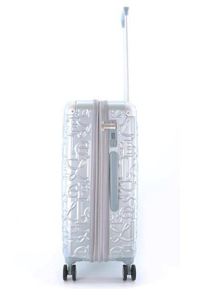 Walizka średnia ELLE Alors Srebrna