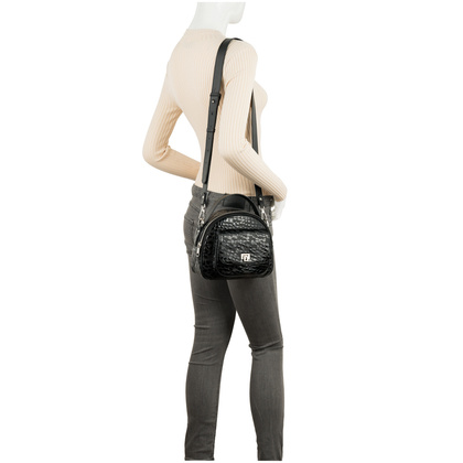 Kuferek damski Canaletto ze skóry o fakturze kropli – elegancja i funkcjonalność TD727s258