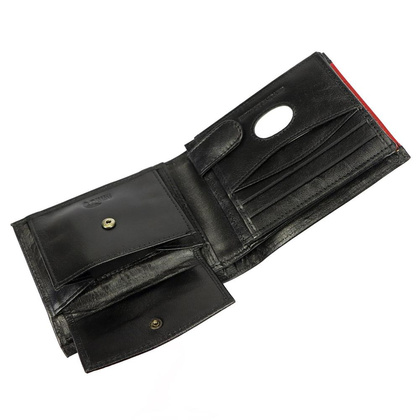 Szeroki, oryginalny portfel męski z naturalnej skóry licowej