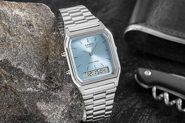 Zegarek Damski CASIO AQ-230A-2A1MQYDF + BOX