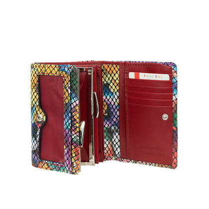 Portfel damski skórzany BajuBaj – kolorowy design i funkcjonalność PD1208s155