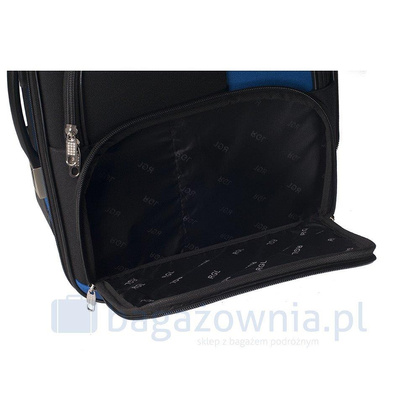 Bardzo mała walizka PELLUCCI RGL 652 WIZZ Czarno niebieska