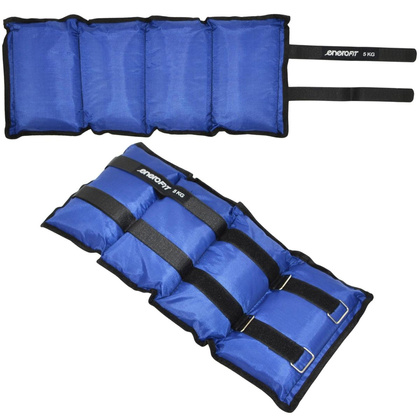 OBCIĄŻENIE NA PRZEGUBY NIEBIESKIE 10KG (2x5KG) ENERO FIT