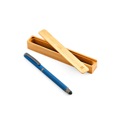 Dlugopis Woolf z recyklingowanej stali nierdzewnej z czarnym tuszem