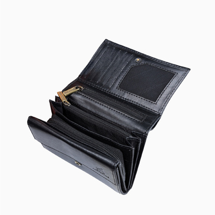 Portfel damski skórzany PUCCINI MURANO MU1600 1 Czarny