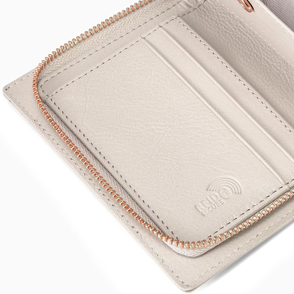 Portfel damski skórzany PUCCINI ZEN ZN9186 6A Beżowy