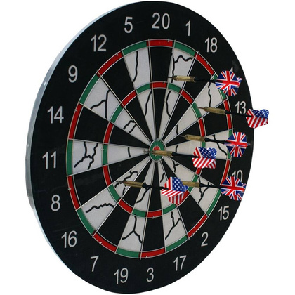Dart Outdoor kartonowy 45 cm + 6 rzutek Enero