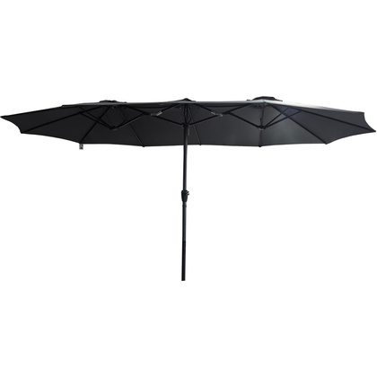 PARASOL OGRODOWY XXXL 2.7x4.6M SZARY SASKA GARDEN