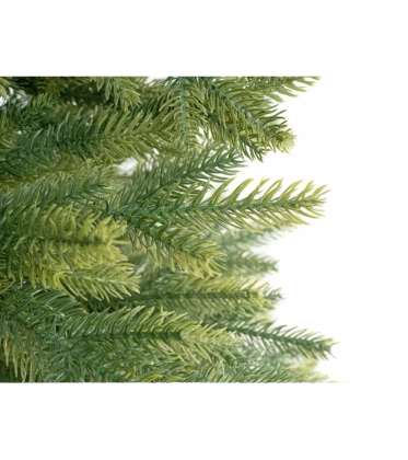 Choinka sztuczna PE10 220 cm FULL PE zielona jasne końcówki z metalowym stojakiem