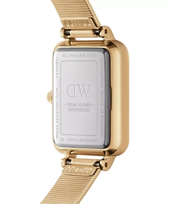 ZEGAREK DAMSKI DANIEL WELLINGTON Quadro Lumine Pressed Piano 20mm DW00100582 + BOX (zw519a)