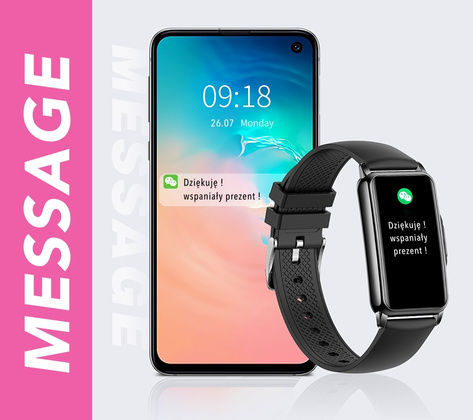 Smartwatch Damski RUBICON RNCF04 Black SMARUB227