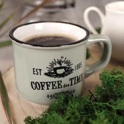 Kubek z uchem ceramiczny do kawy zestaw komplet kubków na prezent 160 ml 3 sztuki