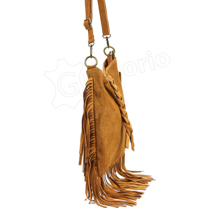 Torebka damska skórzana 25-073 Taupe