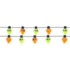 GIRLANDA HALLOWEEN CZASZKI 10LED