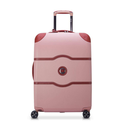 Delsey Chatelet Air 2.0 Średnia twarda różowa walizka na kółkach 66 cm