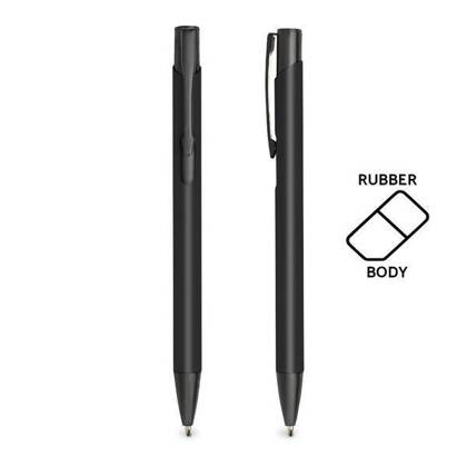 Długopis aluminiowy, gumowany / Aluru