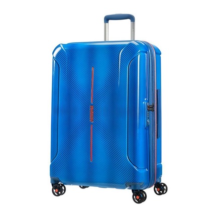Duża walizka AMERICAN TOURISTER TECHNUM 89304 Niebieska