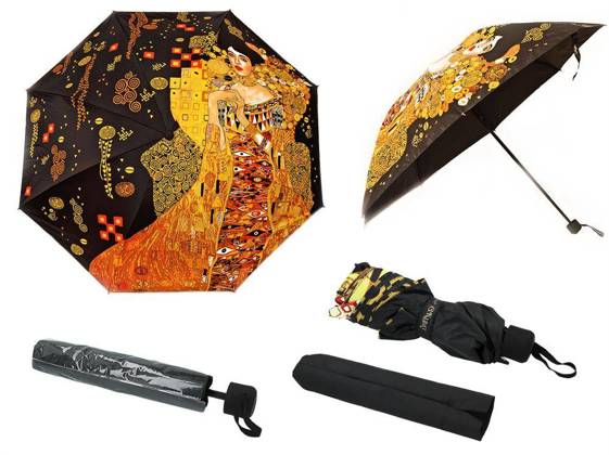 Parasol składany - G. Klimt, Adela (dekoracja na wierzchu) (CARMANI)